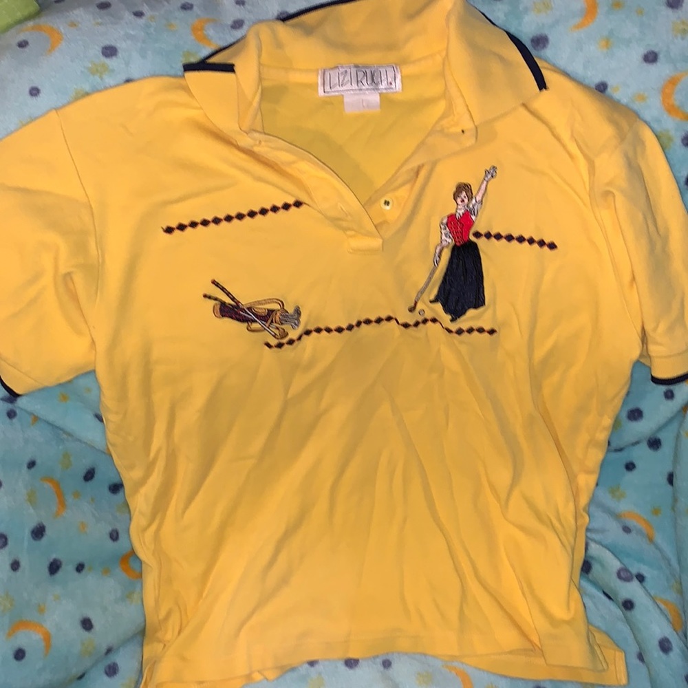 Vintage Lizi Ruch Tops | Lizi Ruch Golf Polo